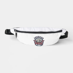 American Pride Eagle Vintage Patriotic Design_1 Bum Bags