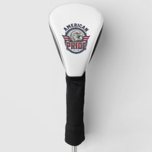 American Pride Eagle Vintage Patriotic Design_1 Golf Head Cover