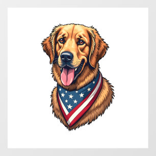 American Pride Golden Retriever Vintage Shirt