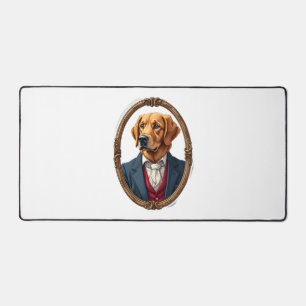 American Pride Golden Retriever Vintage Shirt 4 Desk Mat