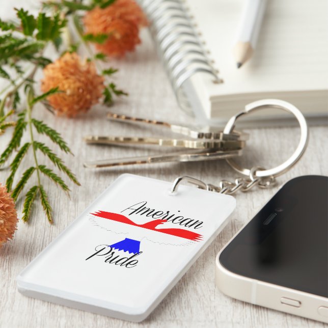 American Pride Key Ring (Front Right)