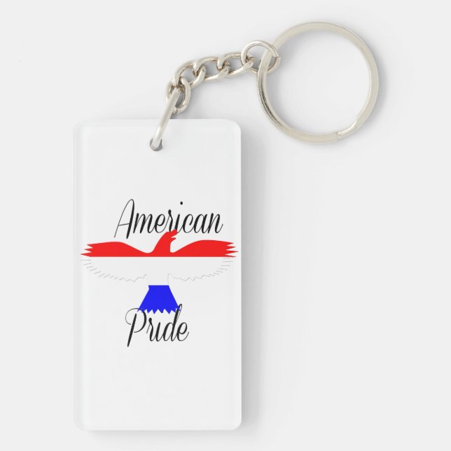 American Pride Key Ring (Back)