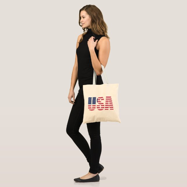  American Pride Stars and Stripes Canvas Bag (Front (Model))