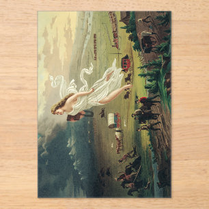 American Progress by John Gast Acrylic Invitations