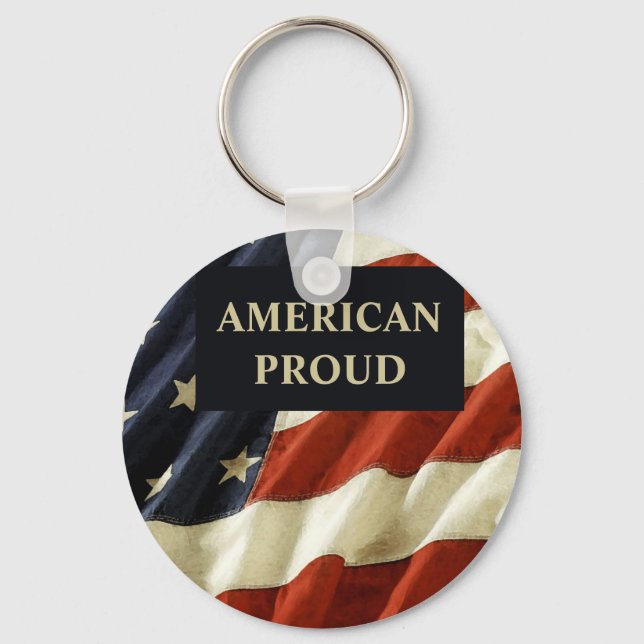 AMERICAN PROUD  KEY RING (Front)