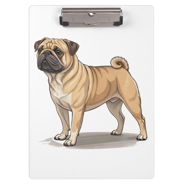 American Pugabull Clipboard (Front)