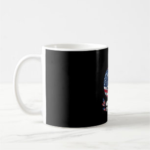American Pumpkin Halloween Usa Flag Stars Stripes  Coffee Mug