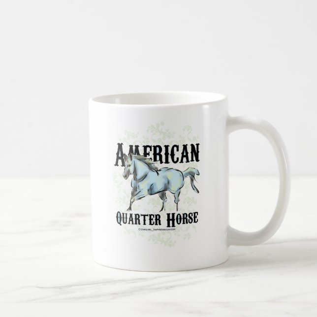 American Quarter Horse Coffee Mug (Right)