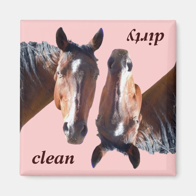 American Quarter Horse Dishwasher Magnet (Front)