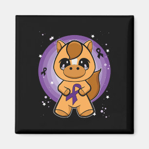 American Quarter Horse Heimerheimer Awareness Magnet