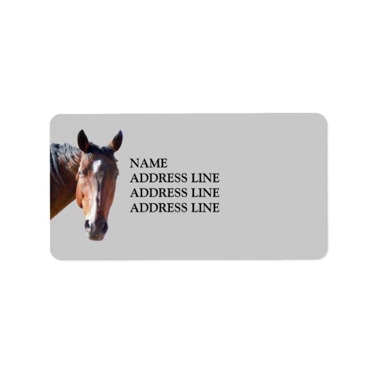 American Quarter Horse - Western Return Address Address Label
