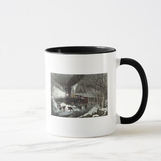 American Railroad Scene, 1871 Mug (Right)