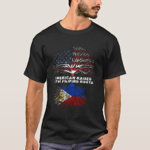 American Raised With Filipino Roots Philippines Pi T-Shirt