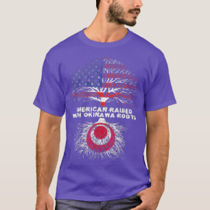 American Raised with Okinawa Roots Japan T-Shirt