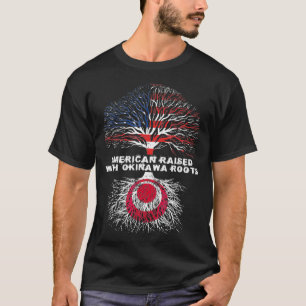 American Raised with Okinawa Roots Japan T-Shirt