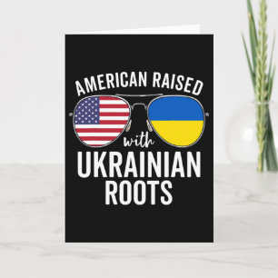 American Raised With Ukrainian Roots Usa Ukraine F Card