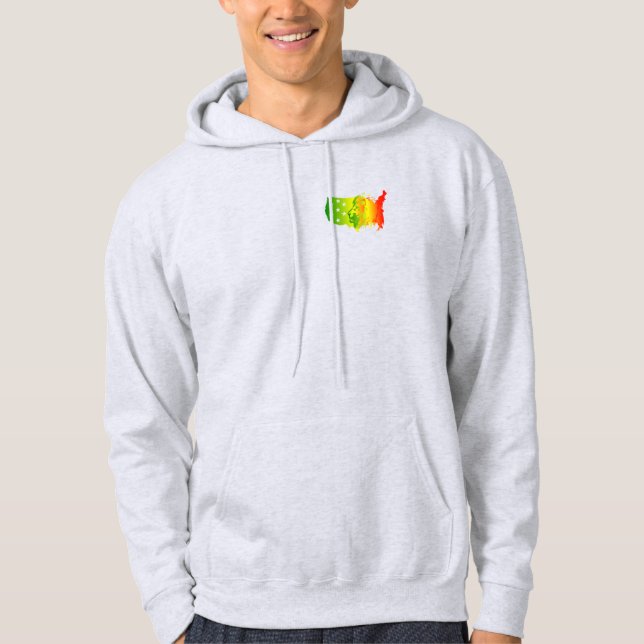 AMERICAN RASTA LION HOODIE (Front)