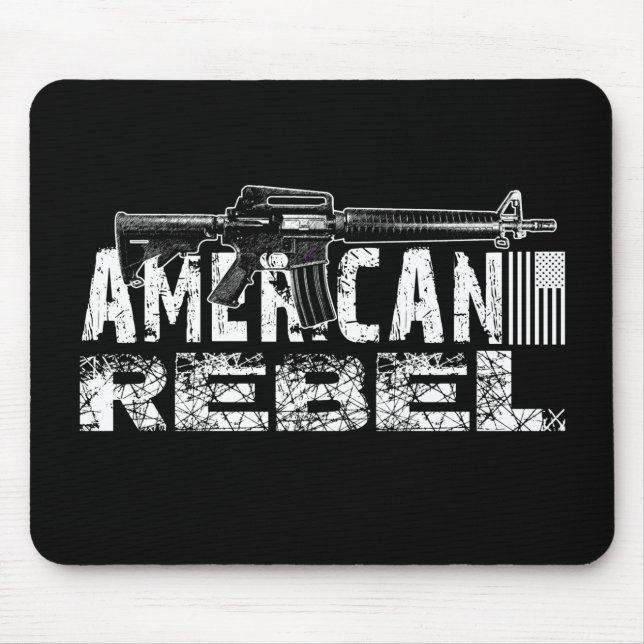American Rebel AR-15 Mouse Pad (Front)