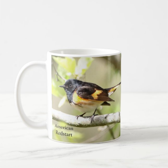 American Redstart Mug by BirdingCollectibles (Left)