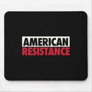 American Resistance Anti Trump Democrat Supporter Mouse Pad