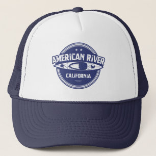 American River California Kayaking Trucker Hat