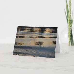 American River Ripples Greeting Card