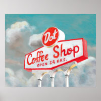 American Roadside | Coffee Shop Sign