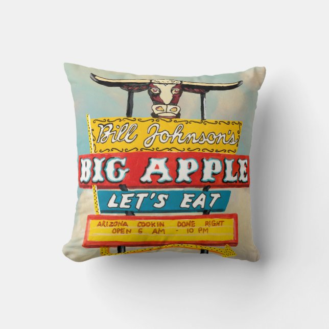 American Roadside | Restaurant Sign Cushion (Front)