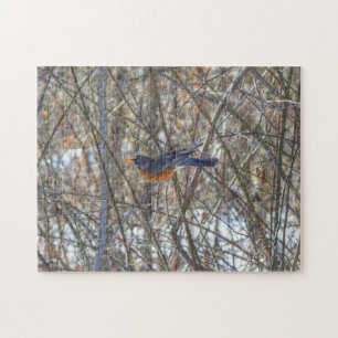 American Robin Jigsaw Puzzle