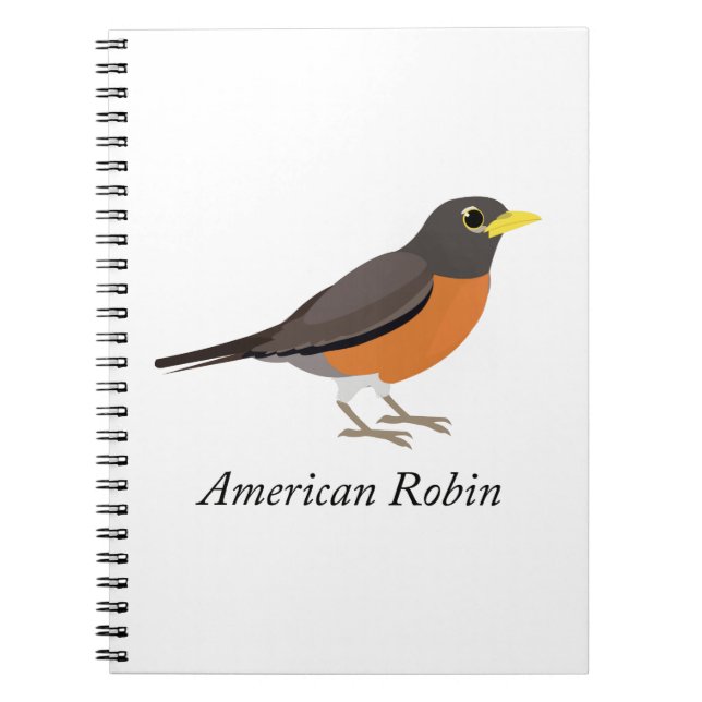 American Robin Notebook (Front)