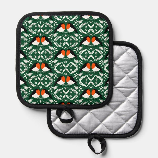  American Robin Pot Holder (Front/Back)