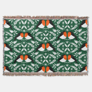 American Robin Throw Blanket