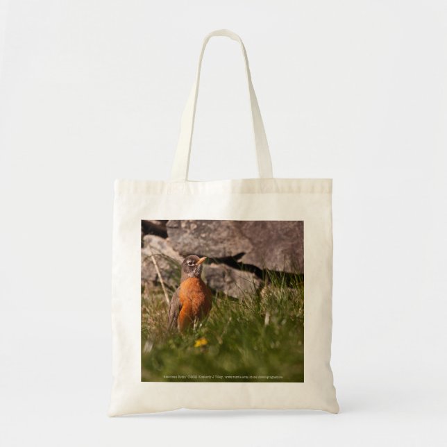 American Robin Tote Bag (Front)