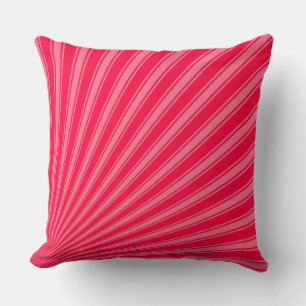 American rose Colour Stripe Funky Pattern Cushion