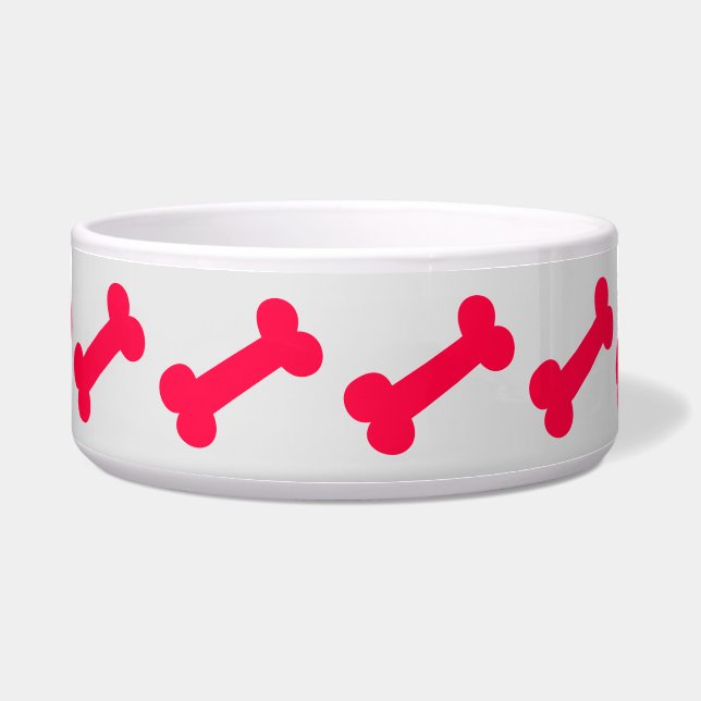 American Rose Coloured Dog Bone (Front)