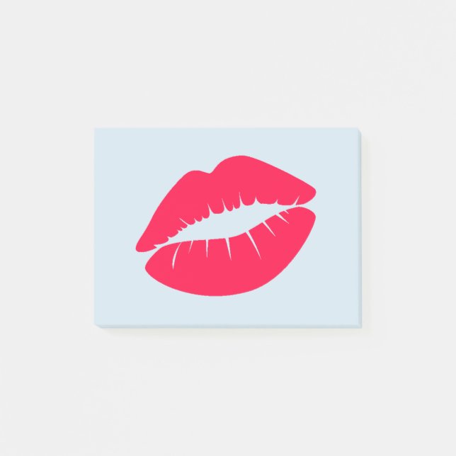 American Rose Coloured Lips Post-it Notes (Front)
