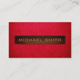 American rose Leather Look Professional Business Card