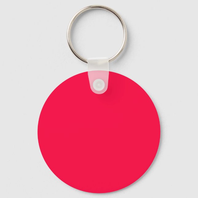 American Rose Simple Colour Design Key Ring (Front)
