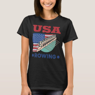American Rowing Sports Patriotic USA Team T-Shirt