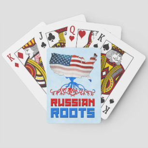 American Russian Roots Playing Cards