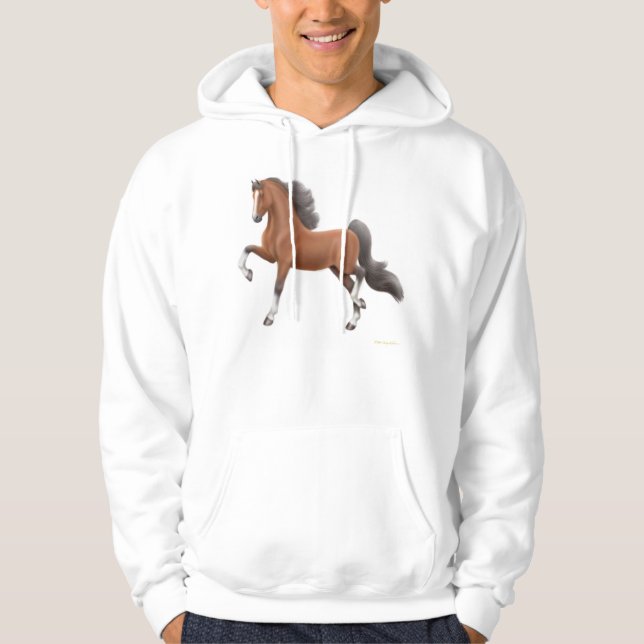 American Saddlebred Horse Hooded Sweatshirt (Front)