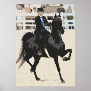 American Saddlebred Horse Poster Print