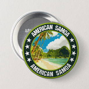 American Samoa                                     7.5 Cm Round Badge