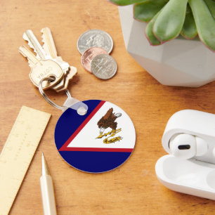 American Samoa flag Key Ring