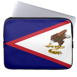 American Samoa flag Laptop Sleeve