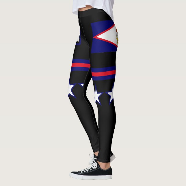 American Samoa Flag Leggings (Left)