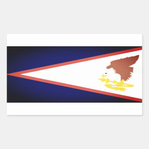 American Samoa Flag Rectangular Sticker