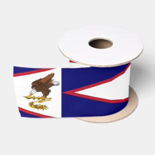 American Samoa Flag Satin Ribbon