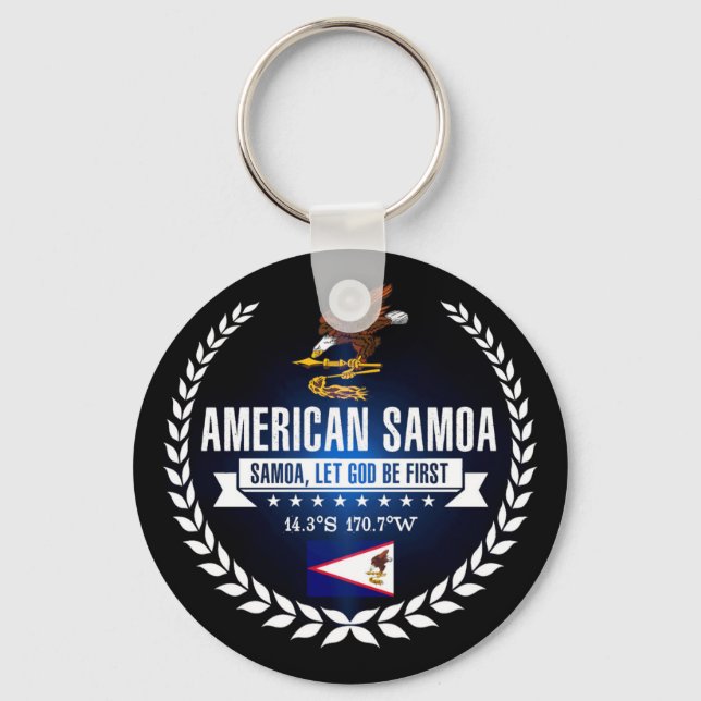American Samoa Key Ring (Front)