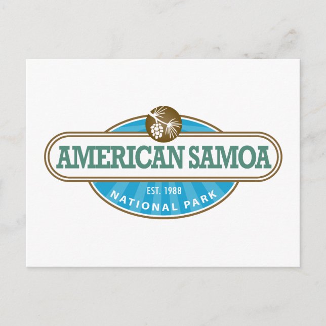 American Samoa National Park Postcard (Front)